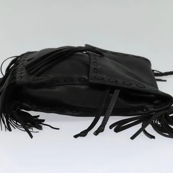 Rare PRADA Black Leather Crossbody Bag - 100% authentic